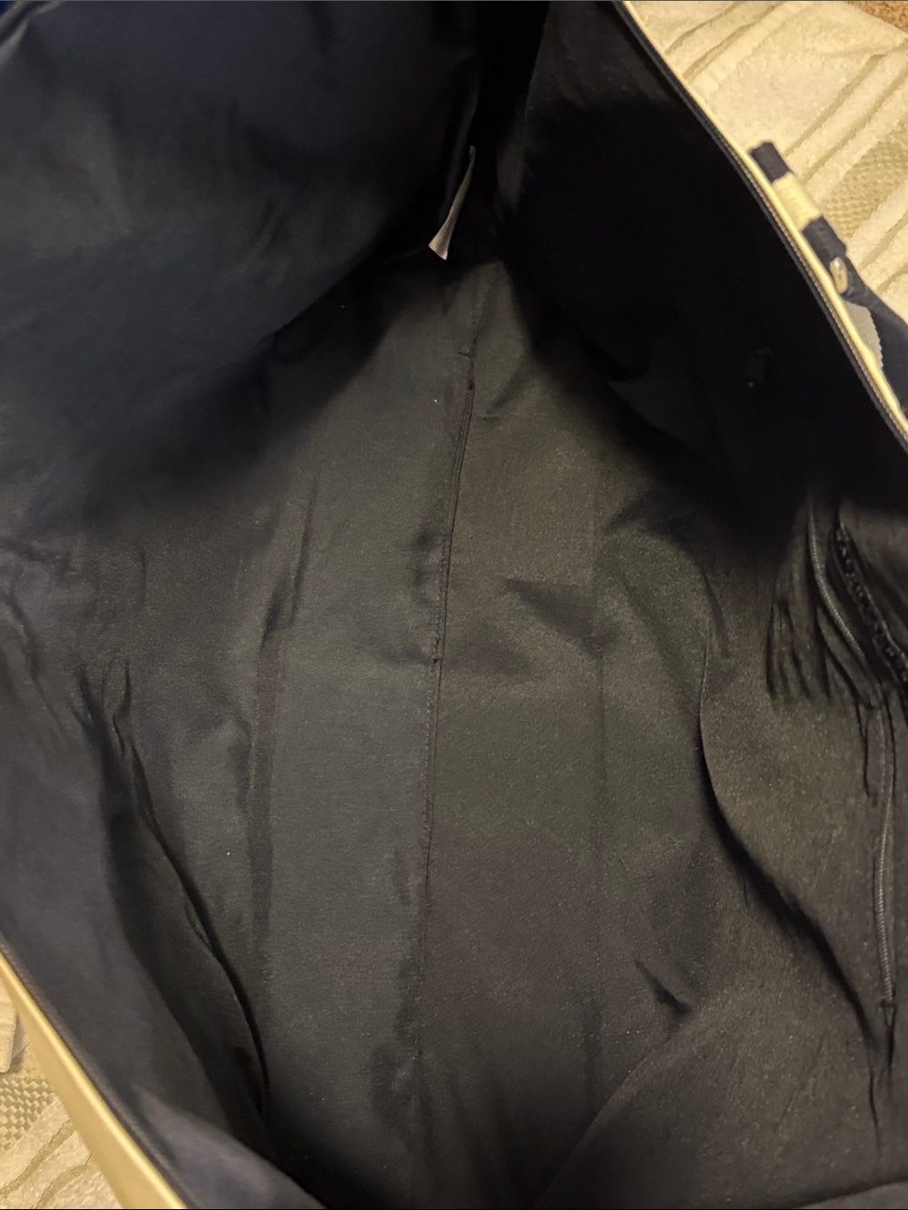 Ralph Lauren Navy and Cream Canvas Duffel - Picture 3 of 5